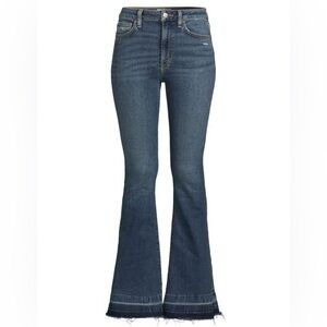 HUDSON Jeans Heidi High Rise Flare Denim 31 10 Rockport Dark Wash Designer